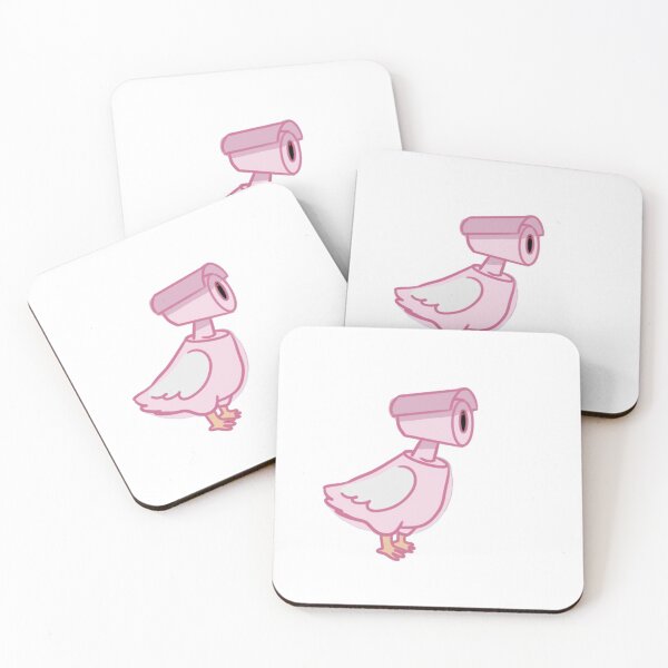 Item preview, Pink Surveillance pigeon designed and sold by inkypinky4.