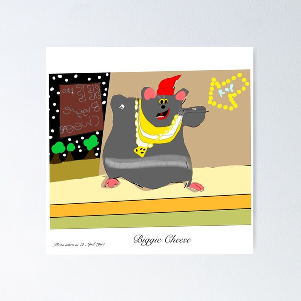 biggie cheese Greeting Card by lghafour