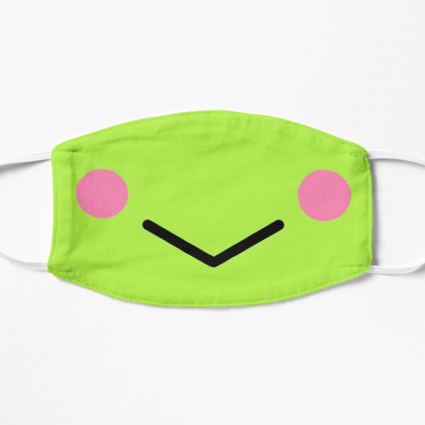 Happy frog mouth smile Flat Mask