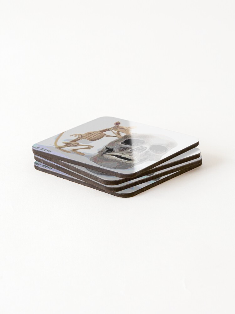 Thumbnail 4 of 5, Coasters (Set of 4), DEAD RATS designed and sold by BOLLA67.