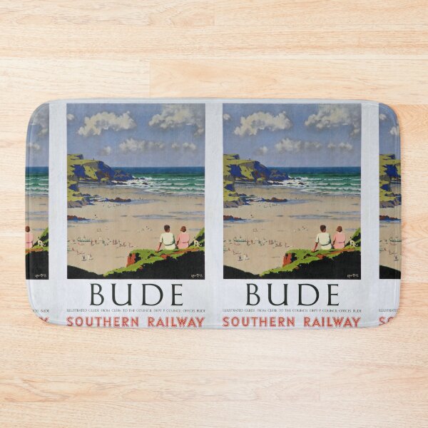 Item preview, Railway Poster Bude designed and sold by stickart-marek.
