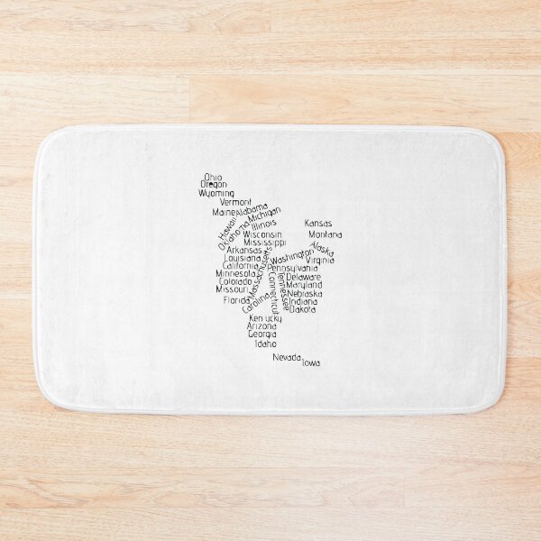 Item preview, United States Word Cloud designed and sold by emmilowski.
