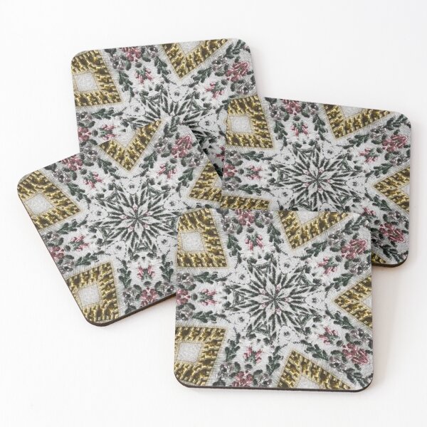 Item preview, Star floral weave pattern designed and sold by Aquila Light Pictures.
