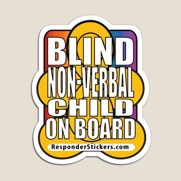 Item preview, Blind Non-Verbal Child designed and sold by responders.