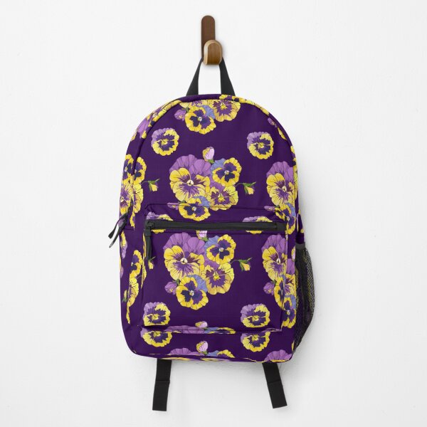 Item preview,  bright pattern of flowers of  pansies designed and sold by babanovaesha.