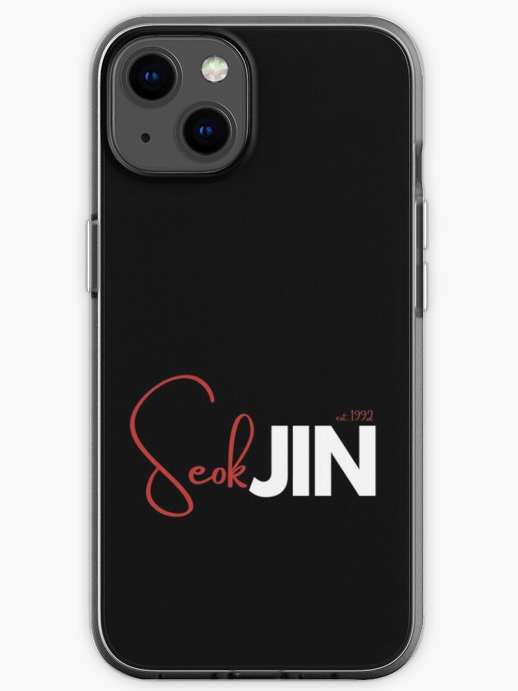 BTS Jin Kim Seokjin Bias Design Black/Red Essential T-Shirt for Sale by  haikustore