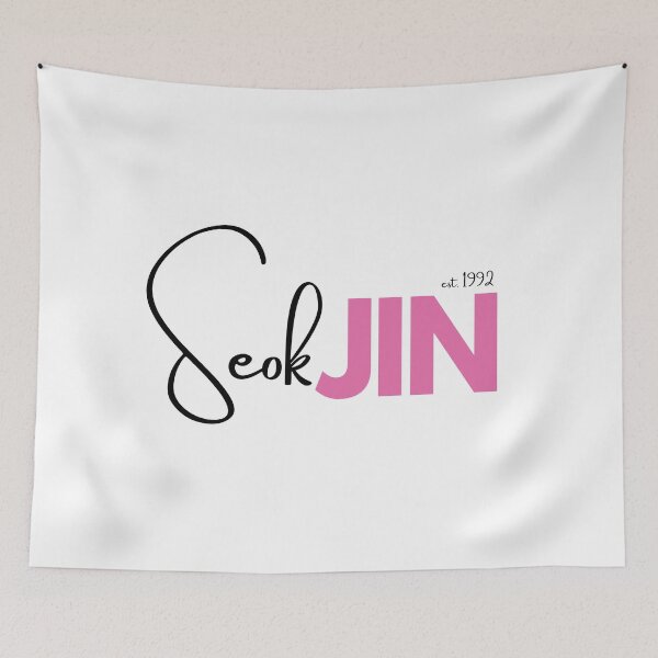 Item preview, BTS Jin Kim Seokjin Bias special Mic Color Design Black/Pink designed and sold by haikustore.