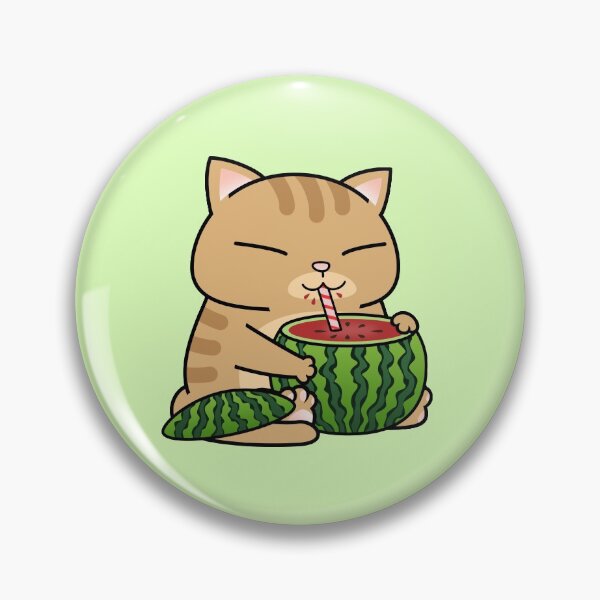 Item preview, Chubby Cat Watermelon designed and sold by Takeda-art.
