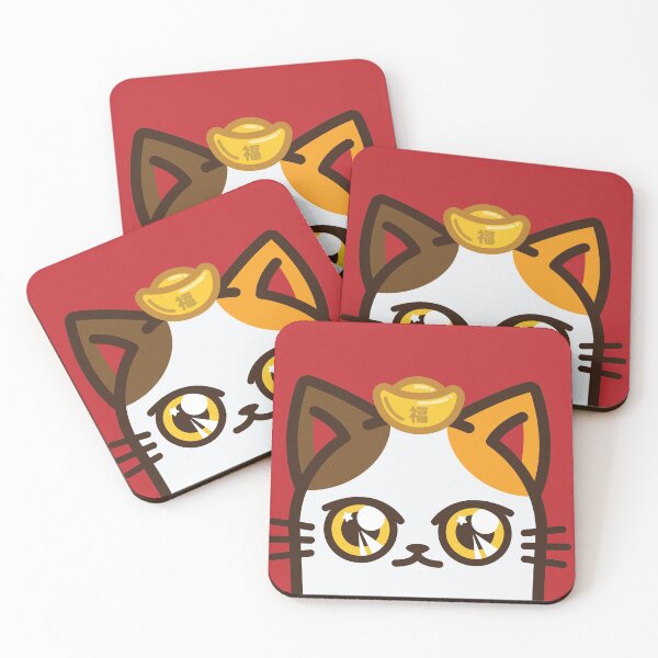 Item preview, Maneki-Neko Face designed and sold by catxbeans.