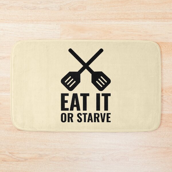 Item preview, Home Chef Quote Eat it or Starve Cross Spatula designed and sold by javes93.