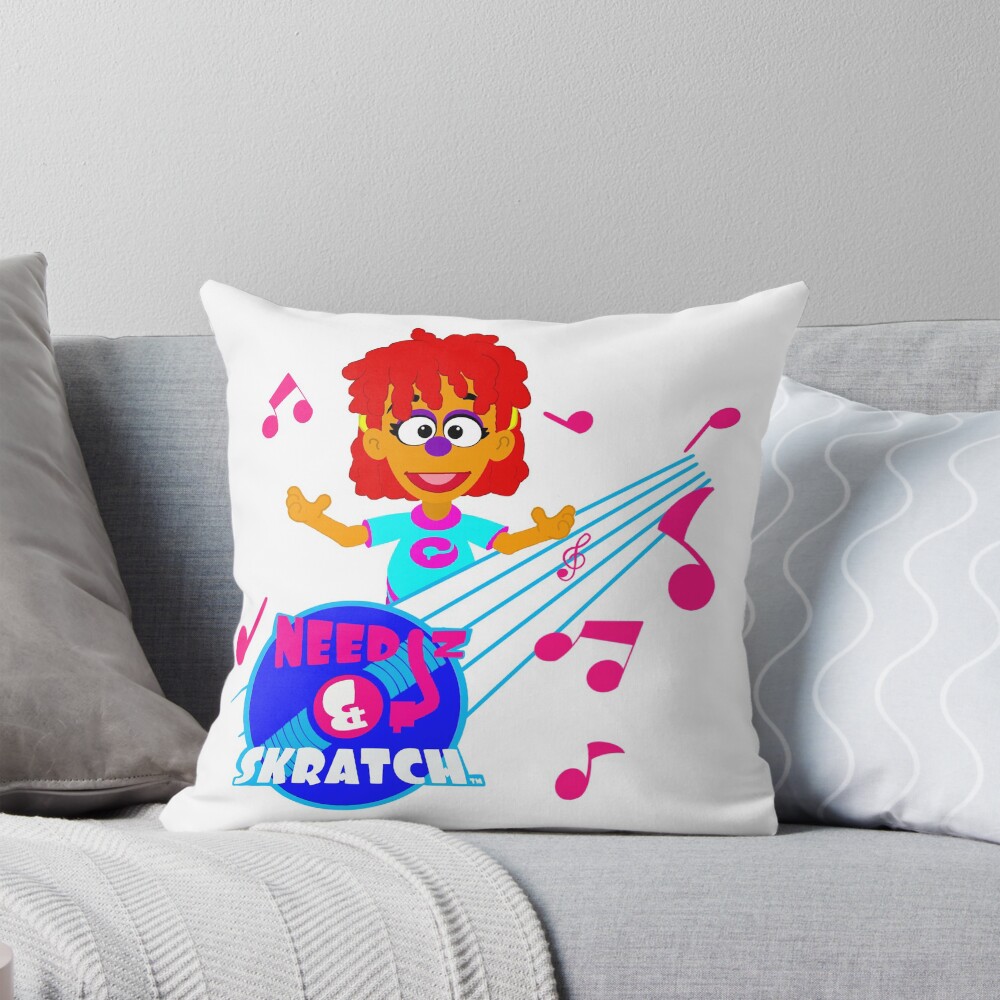 Item preview, Throw Pillow designed and sold by NeedlznSkratch.