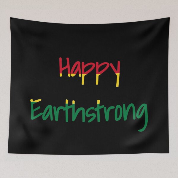 Item preview, Happy Earthstrong designed and sold by JAMAICAMERCH.