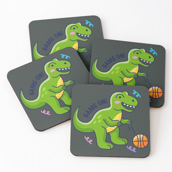 Item preview, Dinosaur playing basketball designed and sold by Mushrankhan.