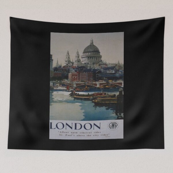 Item preview, cartel ferroviario London designed and sold by stickart-marek.