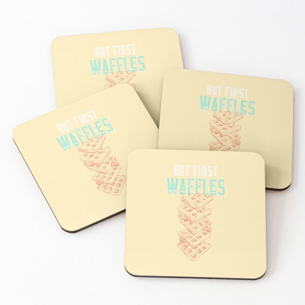 Item preview, But First... Waffles! designed and sold by NebulaDesigns86.