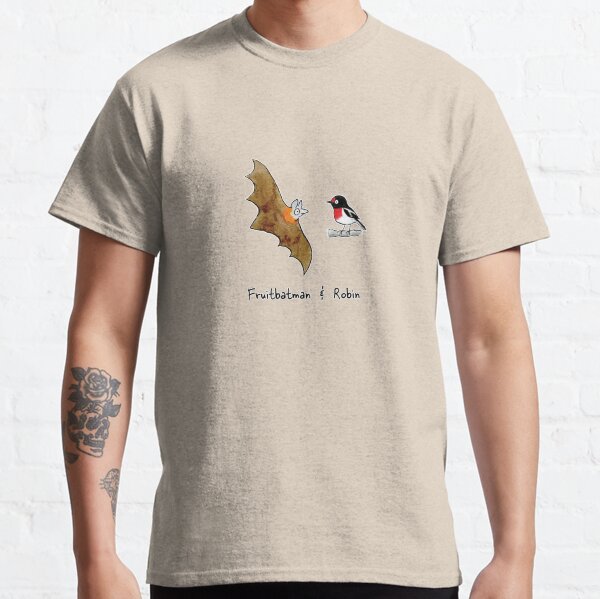Fruitbatman and Robin - Raising funds for Bat Conservation and Rescue Qld Inc. Classic T-Shirt