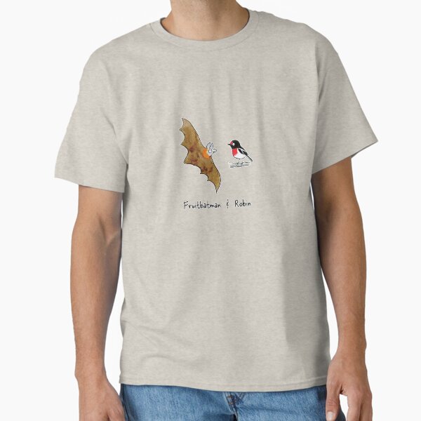 Fruitbatman and Robin - Raising funds for Bat Conservation and Rescue Qld Inc. Classic T-Shirt