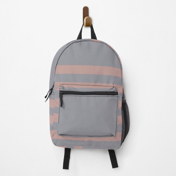 Item preview, Pantone sleet Rose Tan striped designed and sold by Anteia.