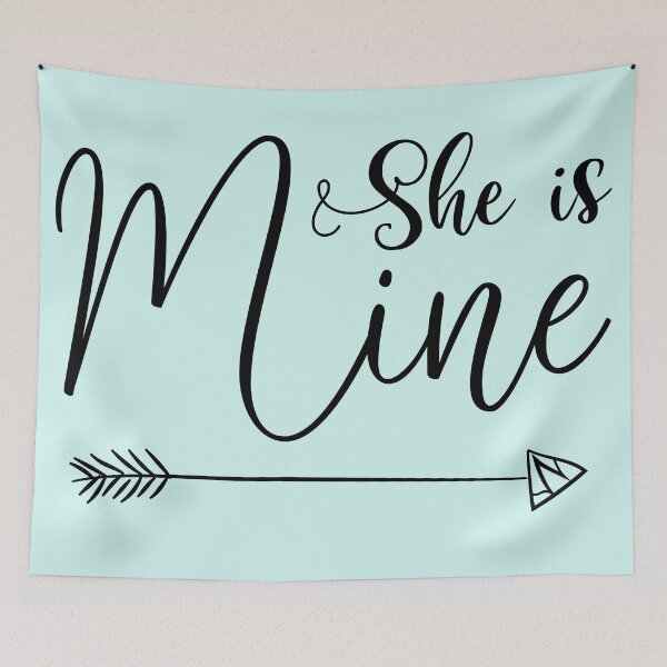 Item preview, She is Mine Lesbian Gift designed and sold by Smart-Bee.