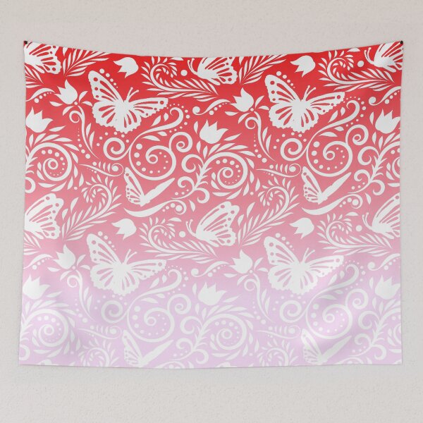 Item preview, Butterfly and Flower - Flamingo On Fire designed and sold by CreativityRoams.