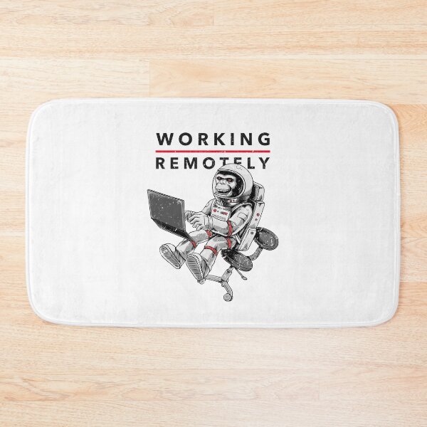 Item preview, Chimp Working Remotely designed and sold by NebulaDesigns86.
