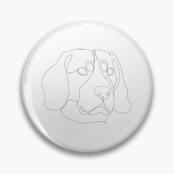 Item preview, beagle , Dog line art. Dog portrait. Dogs line drawings. Dog breeds designed and sold by OneLinePrint.