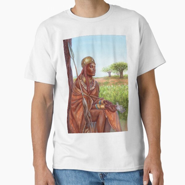 Item preview, Queen Nzinga looks out over the horizon. designed and sold by Belinda Morris.