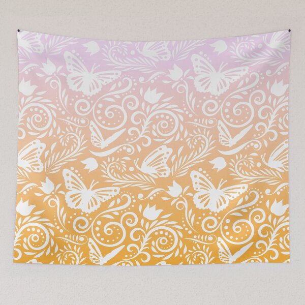 Item preview, Butterfly and Flower - Perfect Peach designed and sold by CreativityRoams.