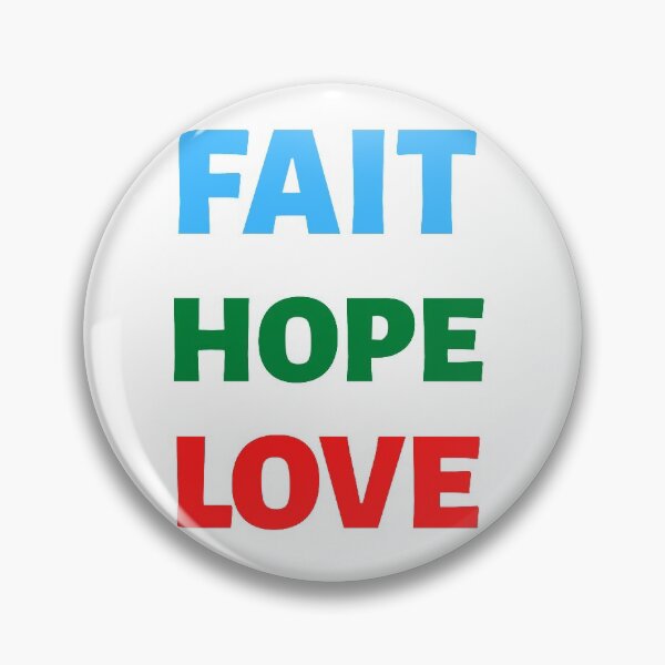 Item preview, * Fait hope love * designed and sold by Berezabella.