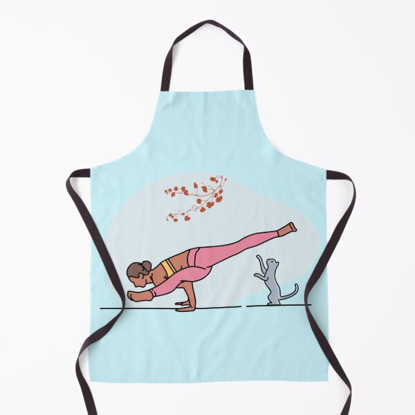 Item preview, YOGA WITH CAT Hurdler Pose designed and sold by Trio's Stuff.