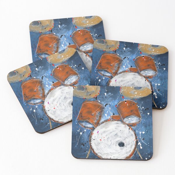 Item preview, Drum Set Painting designed and sold by Eduardo Tavares.