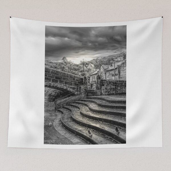 Item preview, Hebden Old Bridge and Steps designed and sold by Alisonchambers2.