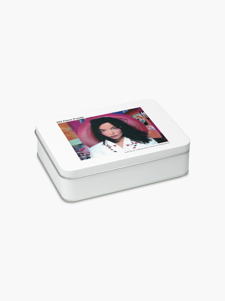 Alternate view of Colorful Bjork Jigsaw Puzzle