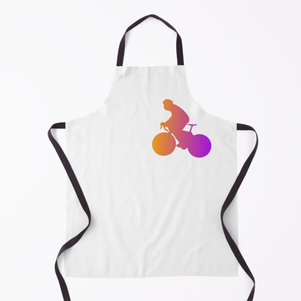 Item preview, Climbing Road Cyclist Orange Purple Gradient designed and sold by RabeDesigns.