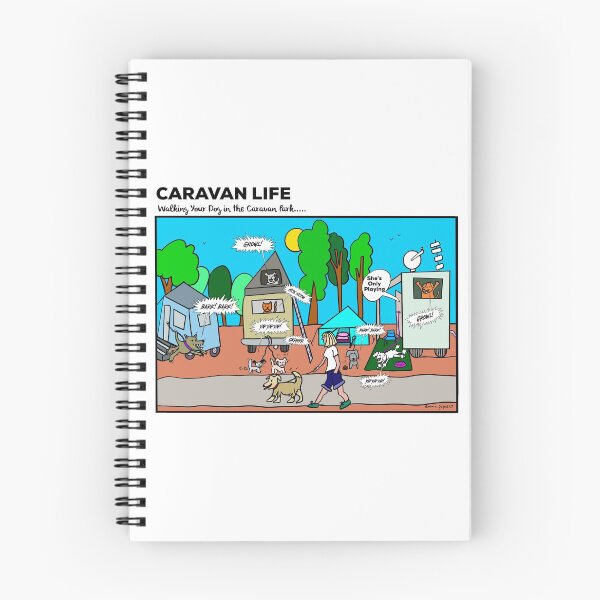 Item preview, Caravan Park Life Travelling with a Dog! designed and sold by emmafifield.