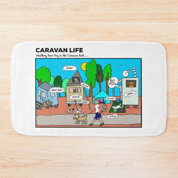 Item preview, Caravan Park Life Travelling with a Dog! designed and sold by emmafifield.