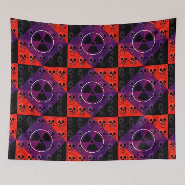 Item preview, radioactive skulls designed and sold by IanByfordArt.
