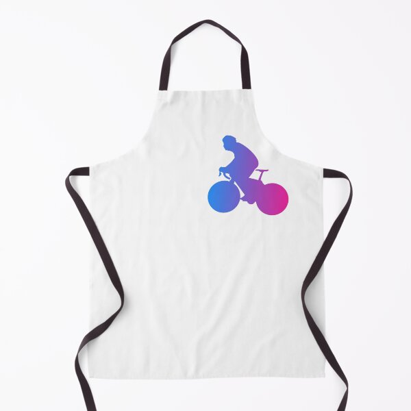 Item preview, Climbing Road Cyclist Blue Pink Gradient designed and sold by RabeDesigns.