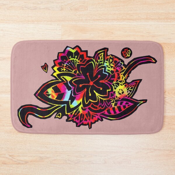 Item preview, Rainbow Sakura - Milky Red (Zentangle/ Mandala/ Doodle) designed and sold by CreativityRoams.