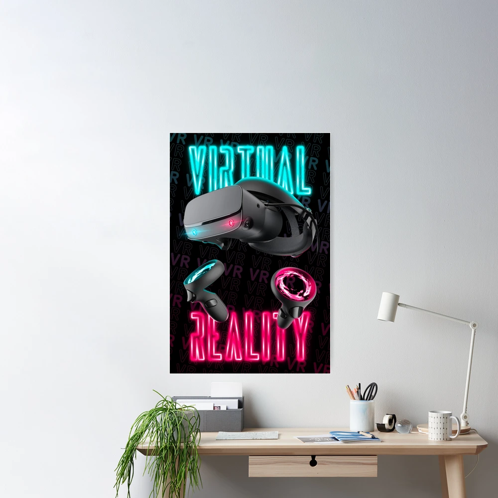 Vinyl Wall Decal VR Virtual Reality Gamer Video Game Movie