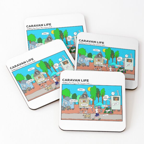 Item preview, Caravan Park Life Travelling with a Dog! designed and sold by emmafifield.