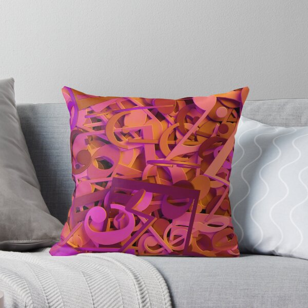 Item preview, Violet and orange musical notes and symbols background texture flat lay top view from above designed and sold by UDDesign.