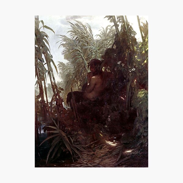 Pan in the Reeds - Arnold Bocklin Photographic Print