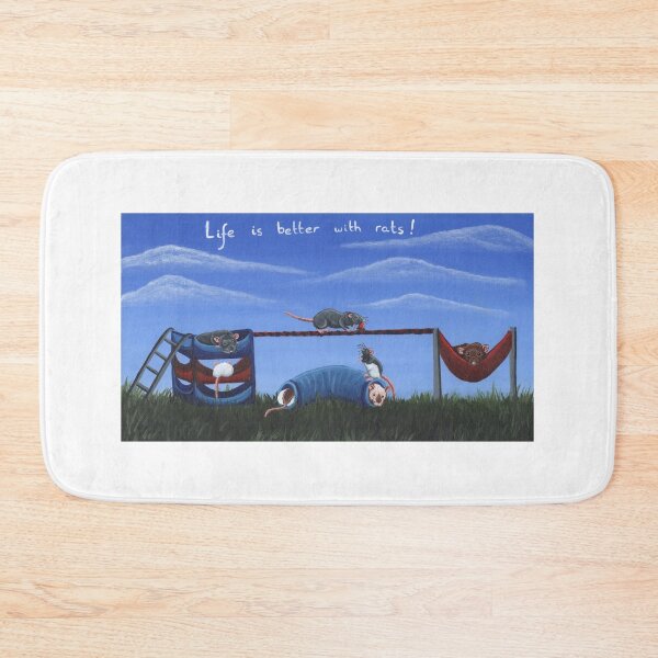 Item preview, Life is better with rats! designed and sold by WolfySilver.