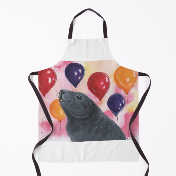 Item preview, Grey Guinea Pig and Balloons designed and sold by WolfySilver.