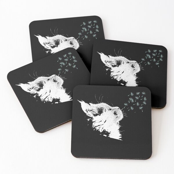 Item preview, Dandelion cat dandelion flower mystical gift designed and sold by DerNerd.