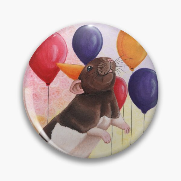 Item preview, Rat Birthday Balloons designed and sold by WolfySilver.