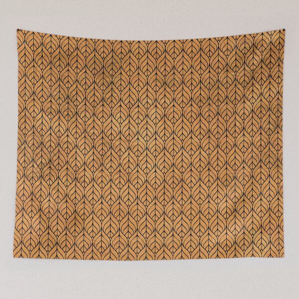 Item preview, Traditional Indonesian batik ethnic pattern design gold designed and sold by baligaia.