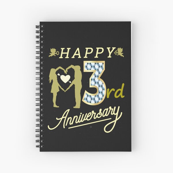 Happy 4th anniversary classic design lover 4 year anniversary gift for  boyfriend present for girlfriend part in life partner in crime anniversary  presents for girlfriend Greeting Card for Sale by varisa
