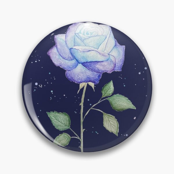 Item preview, Galaxy Rose (Dark Blue) designed and sold by ErinGArt.